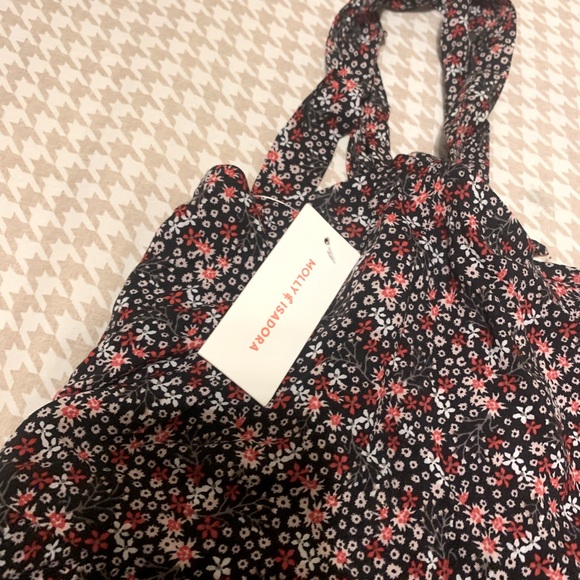 NWT. Molly & Isadora Bow Tie babydoll tank. Size 0x. - Picture 5 of 6